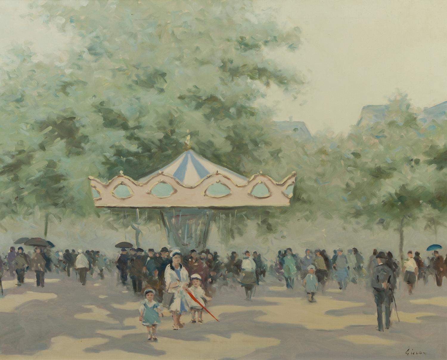 Andre Gisson, (American, 1921-2003), Carousel