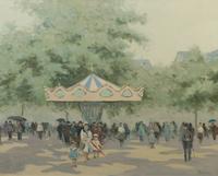 Andre Gisson, (American, 1921-2003), Carousel
