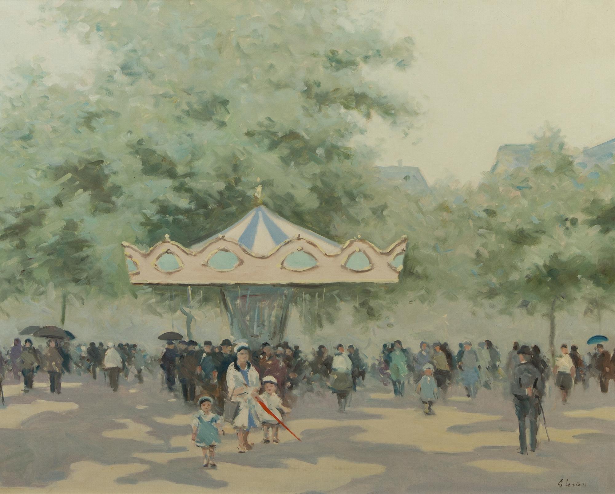 Andre Gisson, (American, 1921-2003), Carousel