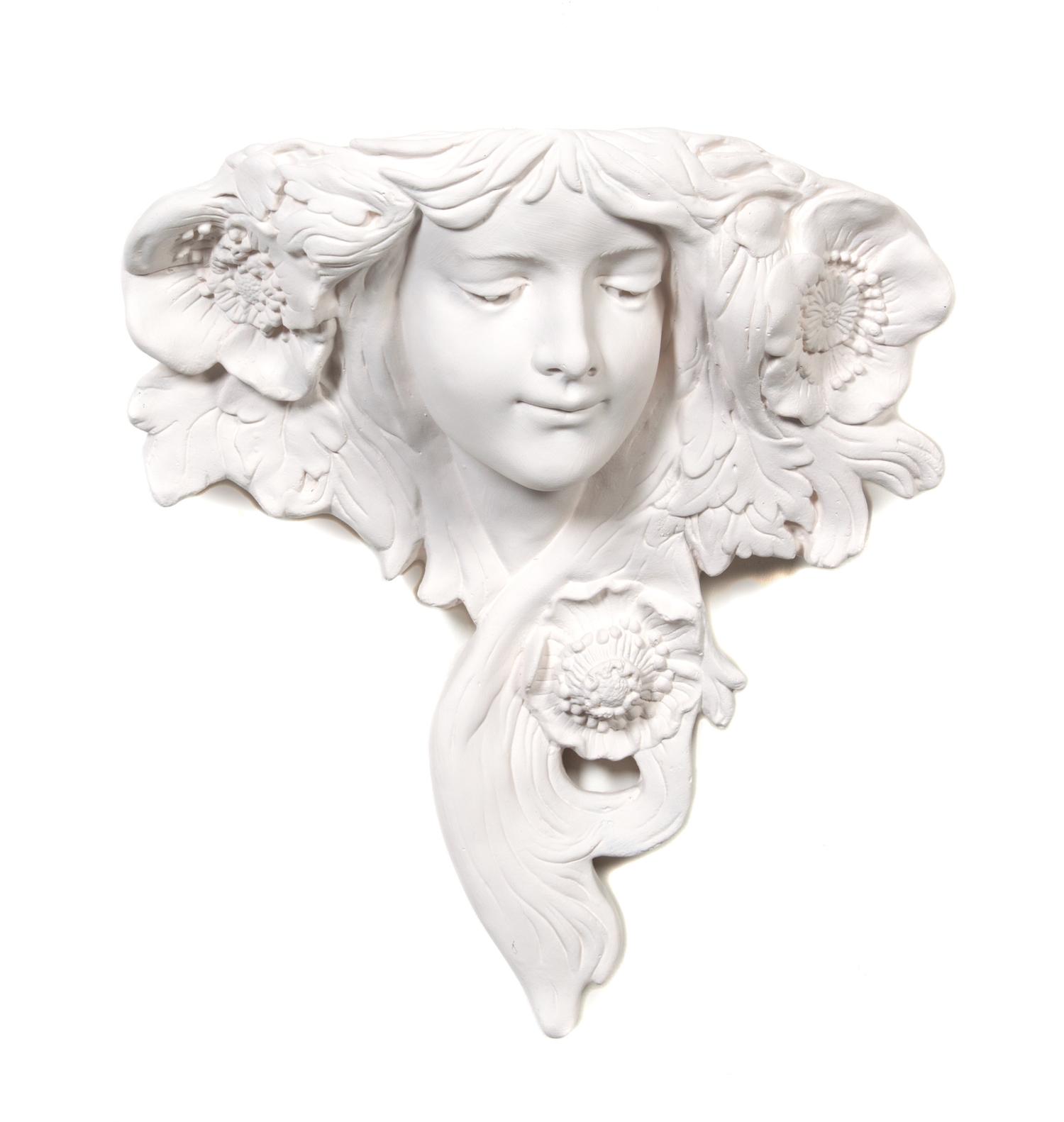 A Set of Four Composite Art Nouveau Style Wall Pockets Height 14 1/2 inches. — ORNATE PRODUCTIONS INTERNATIONAL