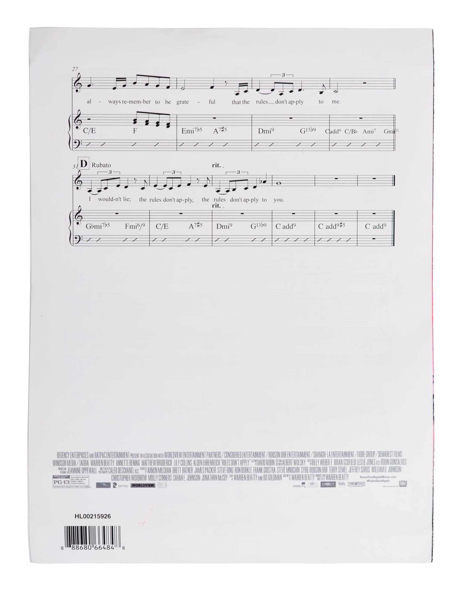 (Screen Plays) A group of 10 screen plays, comprising: