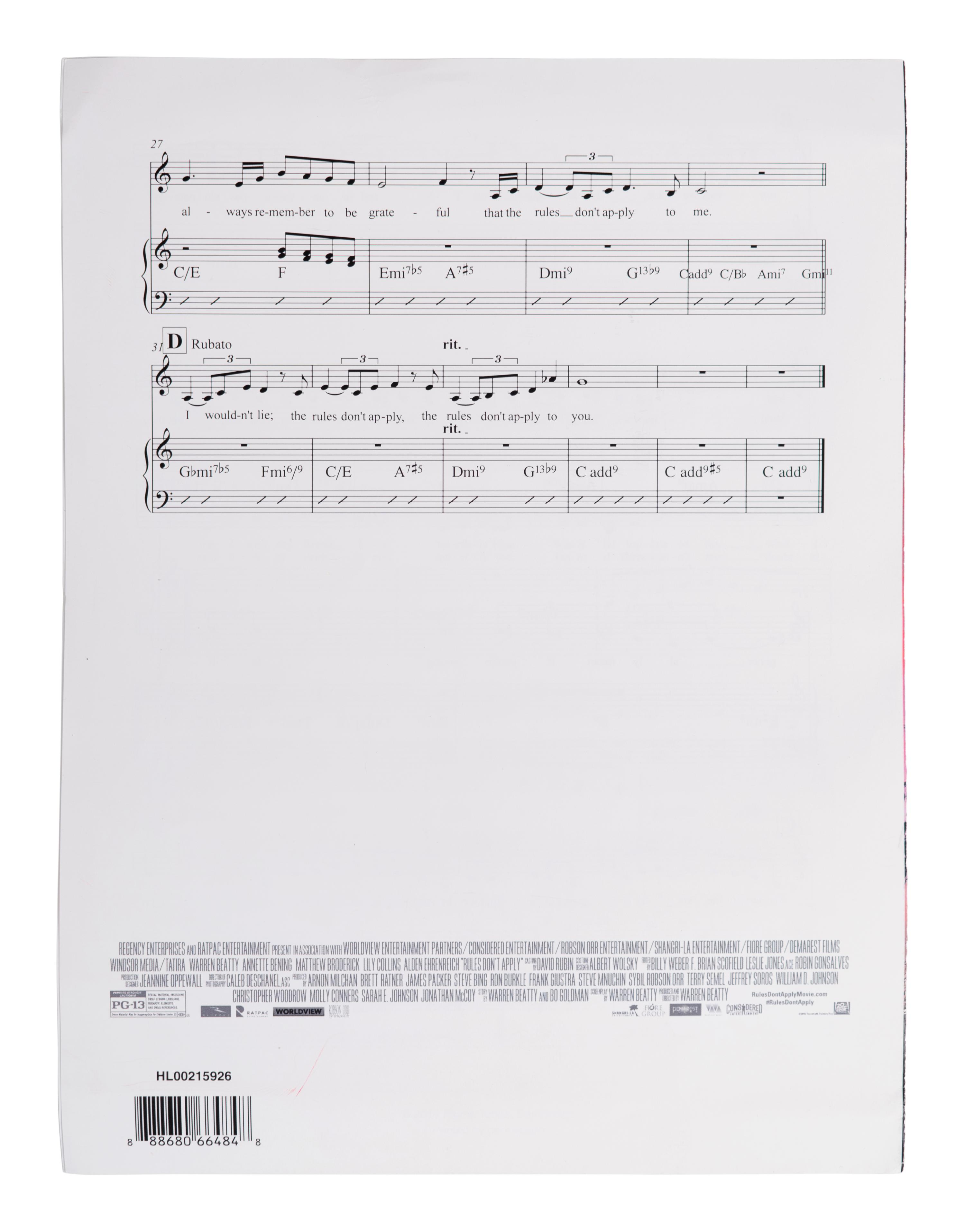(Screen Plays) A group of 10 screen plays, comprising: