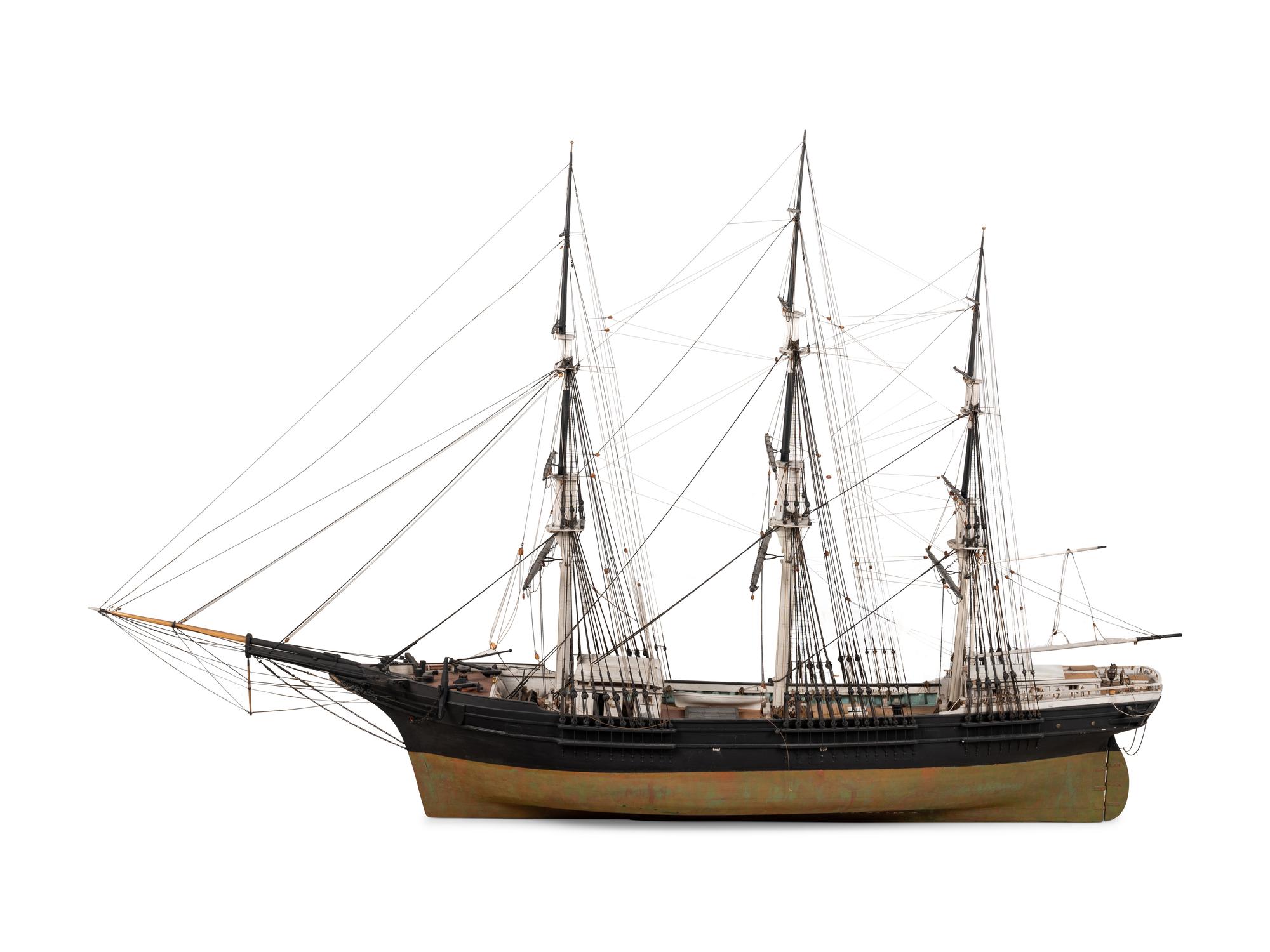 A Model of a Three-Mast Ship