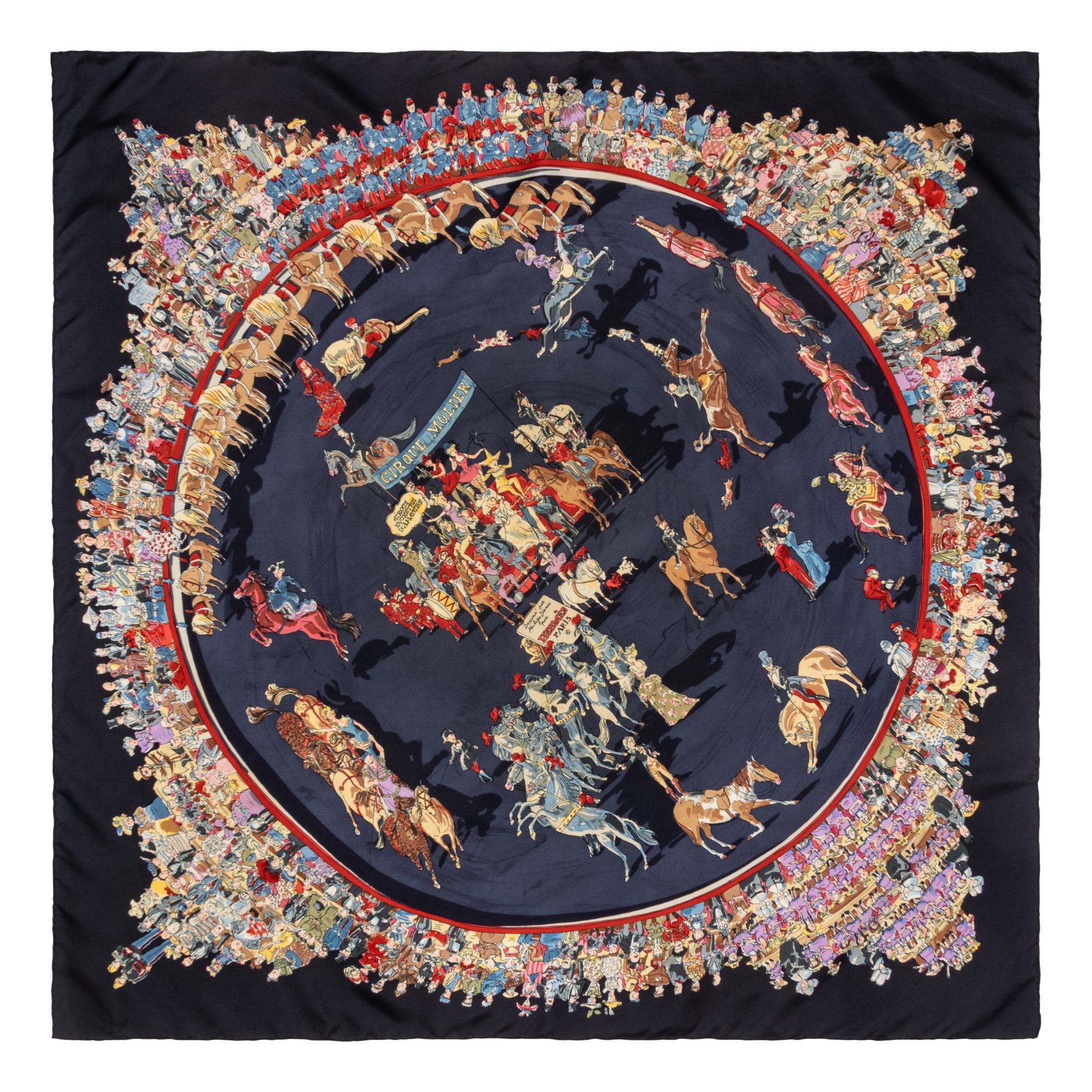 Hermès, Three 90cm Scarves
