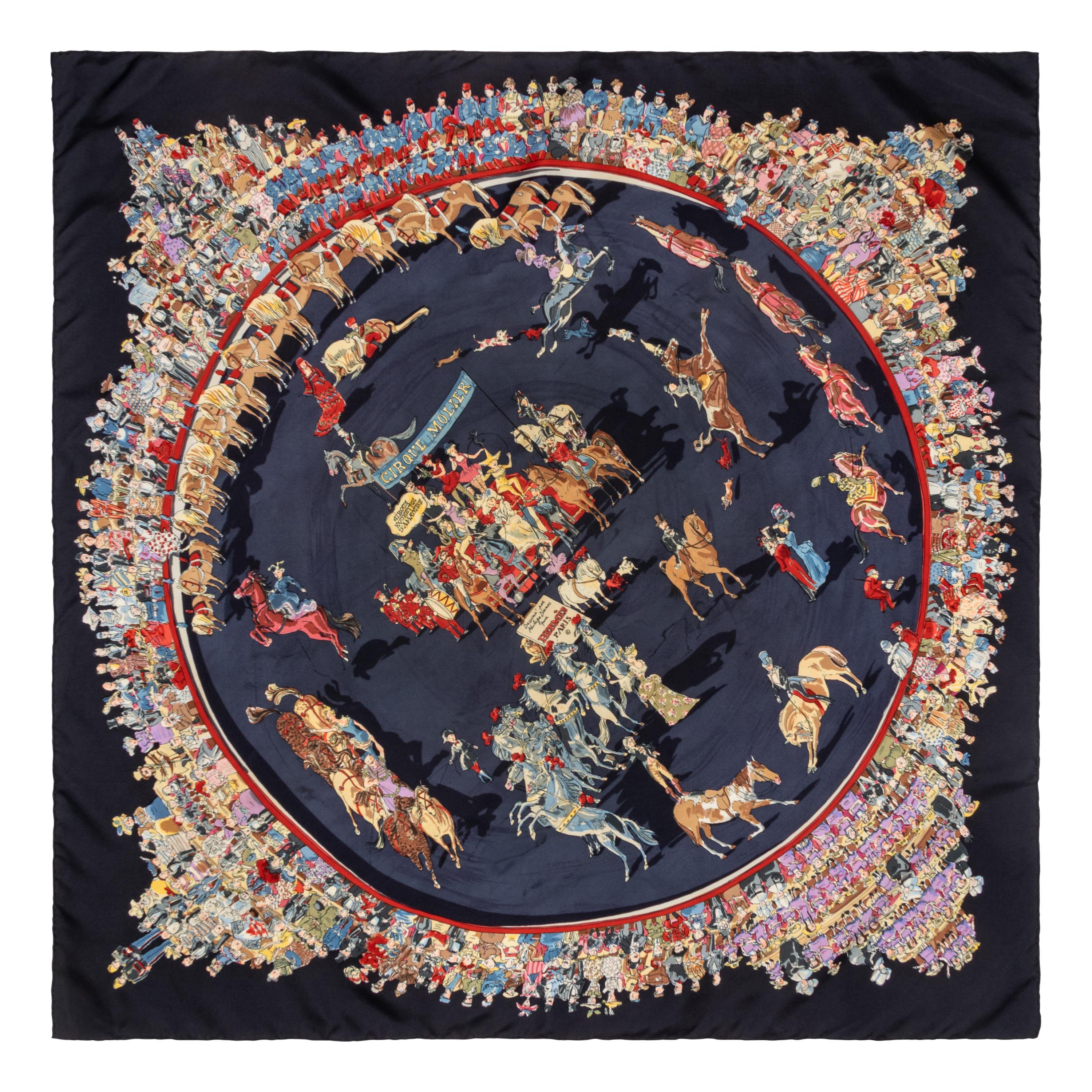 Hermès, Three 90cm Scarves