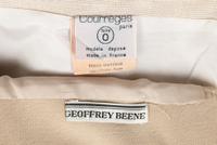 Two Vintage Dresses: One Courrèges and One Geoffrey Beane Two-Piece Ensemble, 1960s-1970s