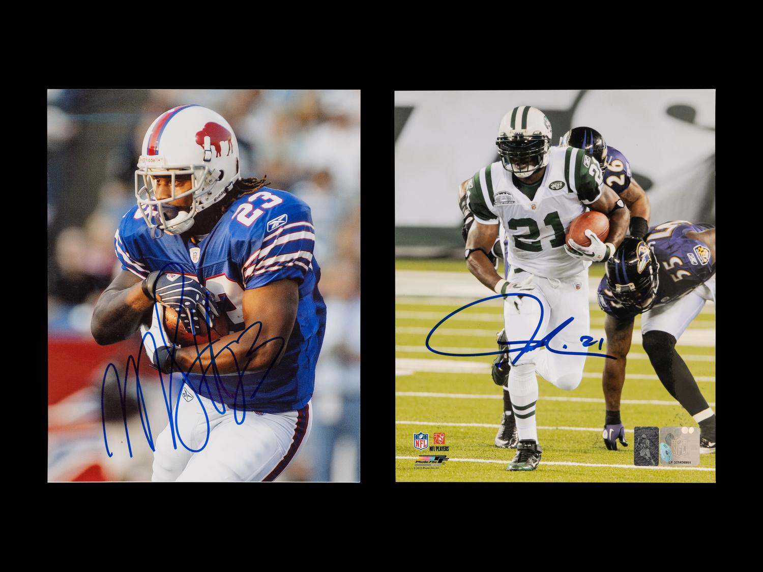 A Large Group of Signed Autograph Football Items Including Hall of Famers and Notables
