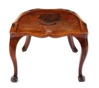 A George III Provincial Mahogany Stool Height 17 1/2 inches. — LATE 18TH/EARLY 19TH CENTURY