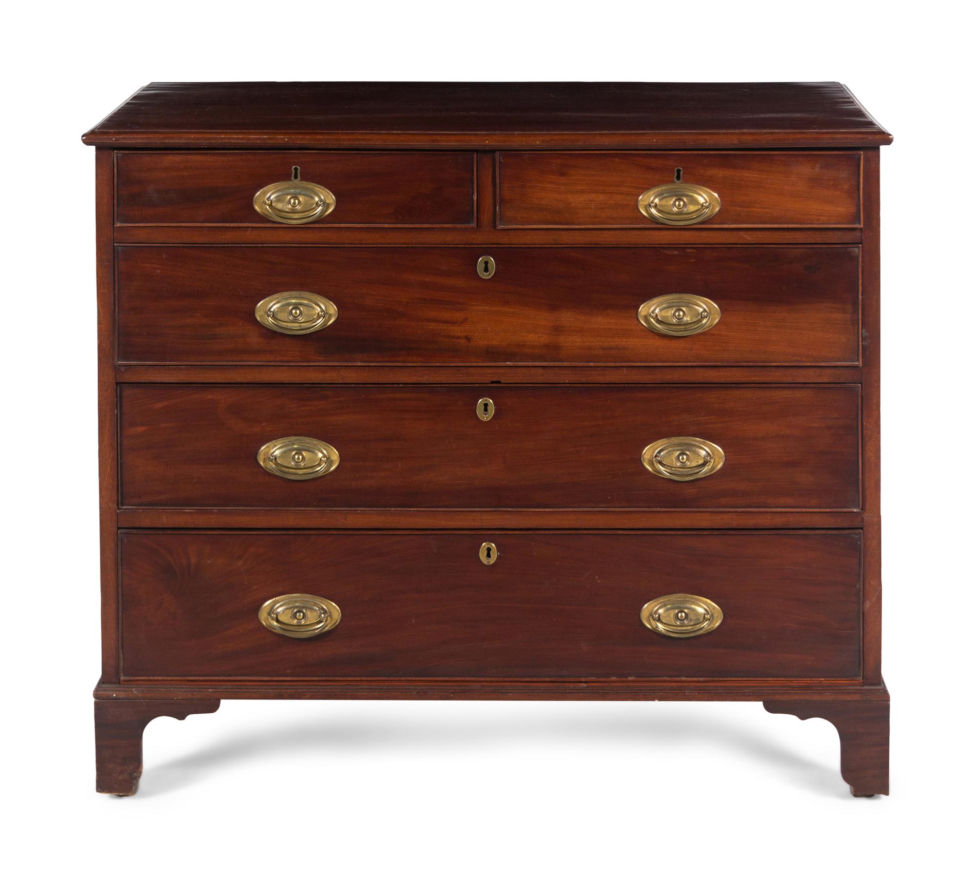 A Chippendale Mahogany Chest of Drawers