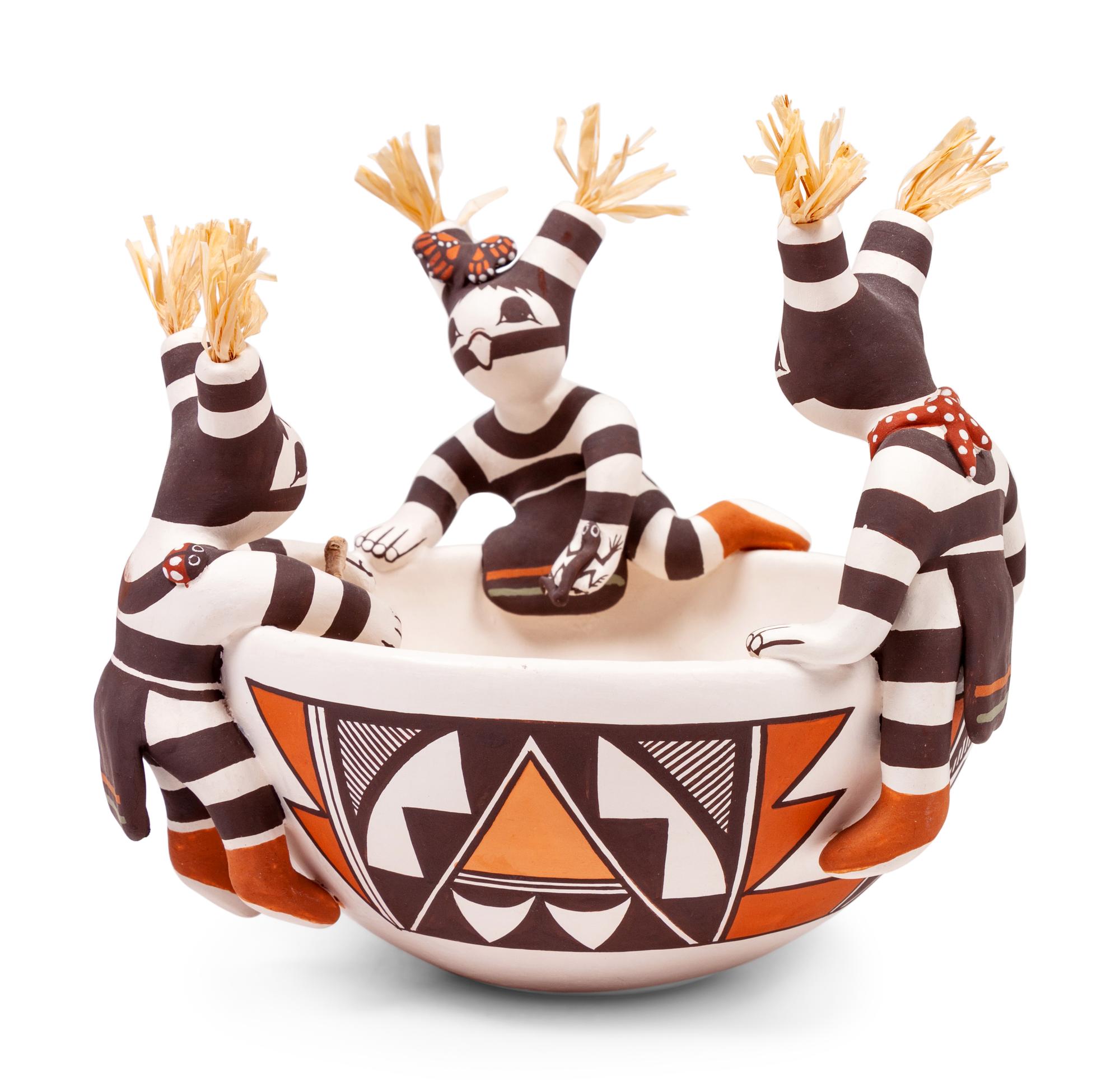 Group of Whimsical Southwestern Pottery