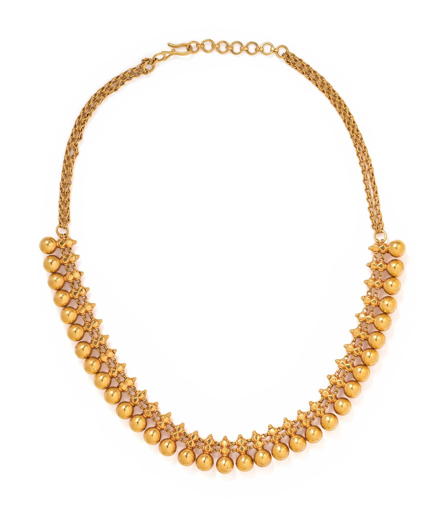 YELLOW GOLD NECKLACE