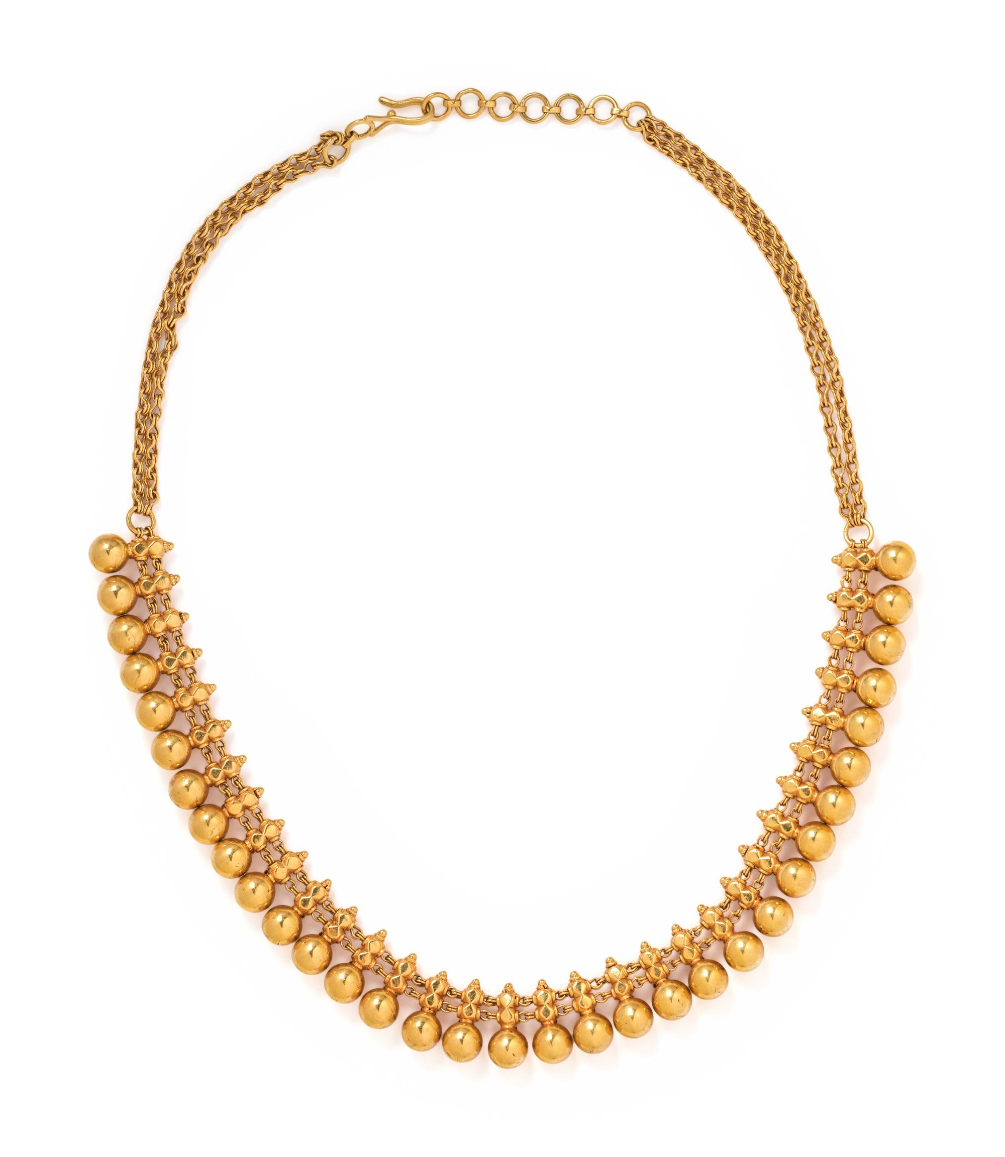 YELLOW GOLD NECKLACE