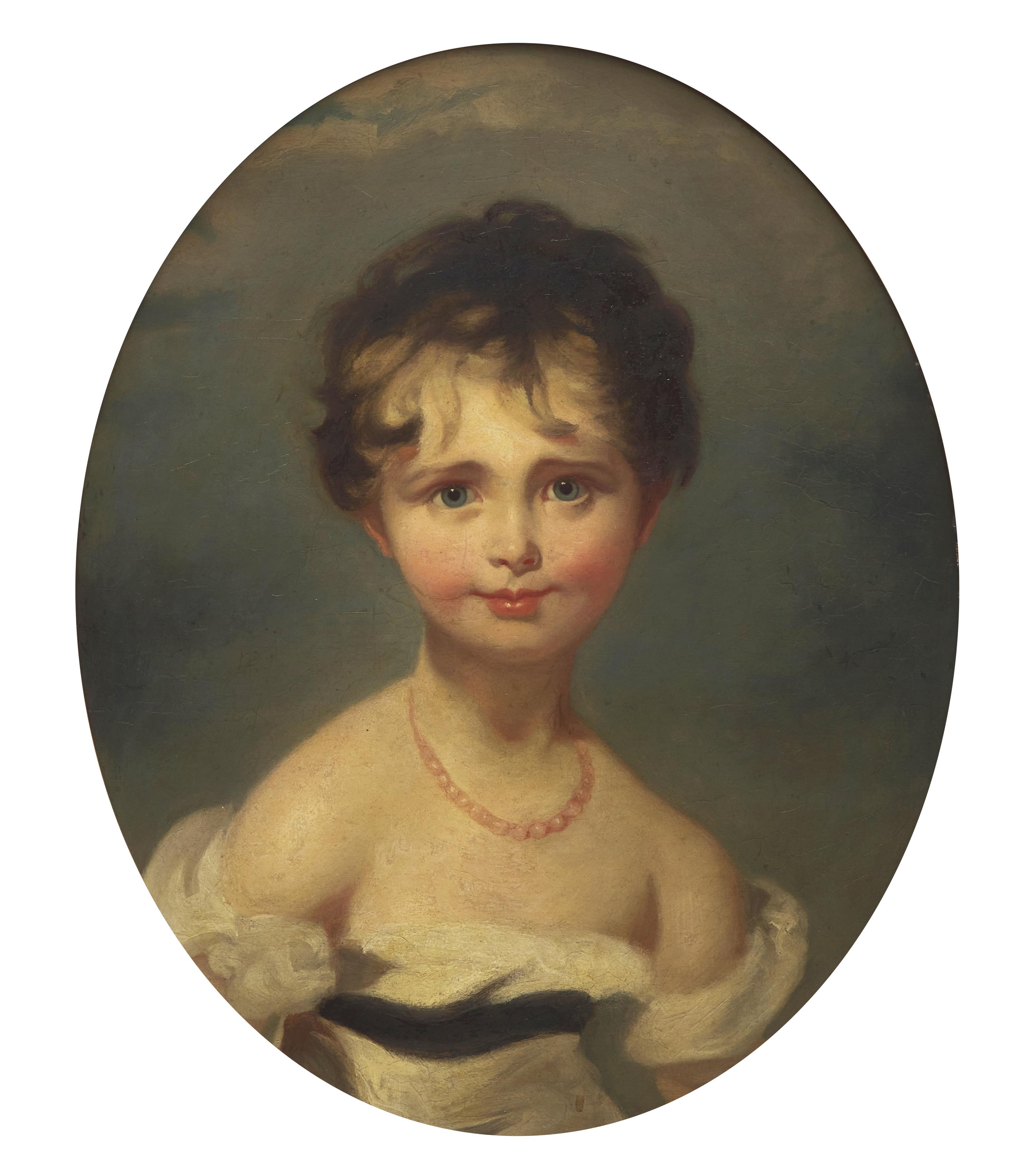 After Sir Thomas Lawrence (British, 1769–1830) — Portrait of Lady Emily Cowper (Later Lady Ashley, Countess of Shaftesbury) - A 19th century copy