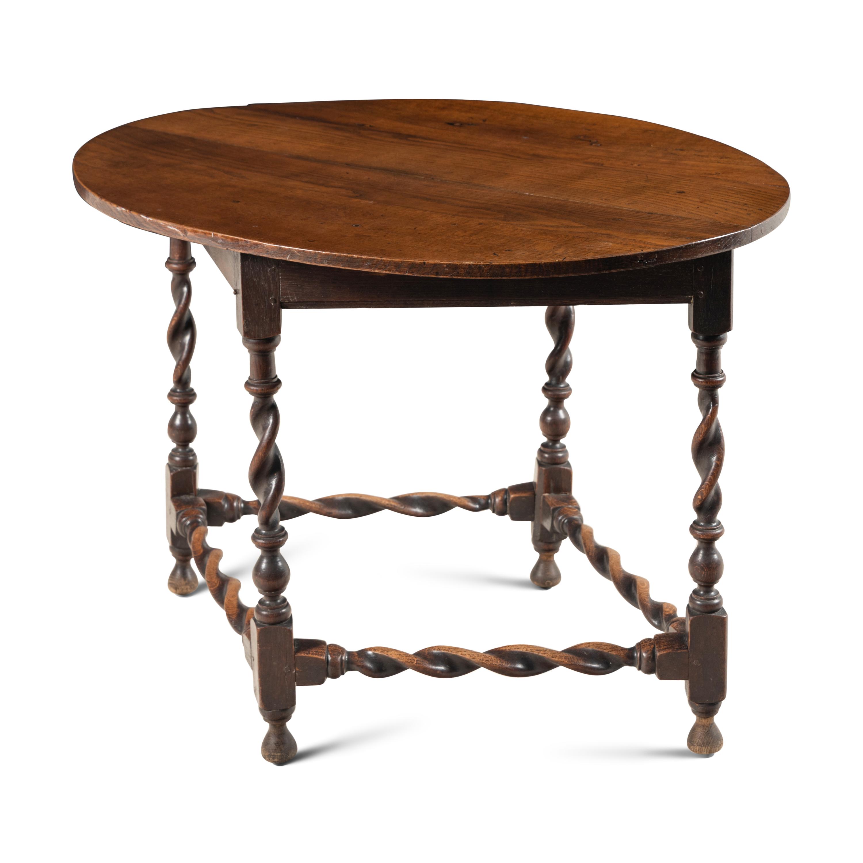 An English Oak Tavern Table