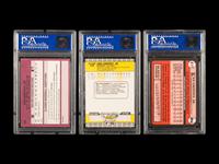 A Group of 12 Ken Griffey Jr. PSA Graded Rookie Cards,