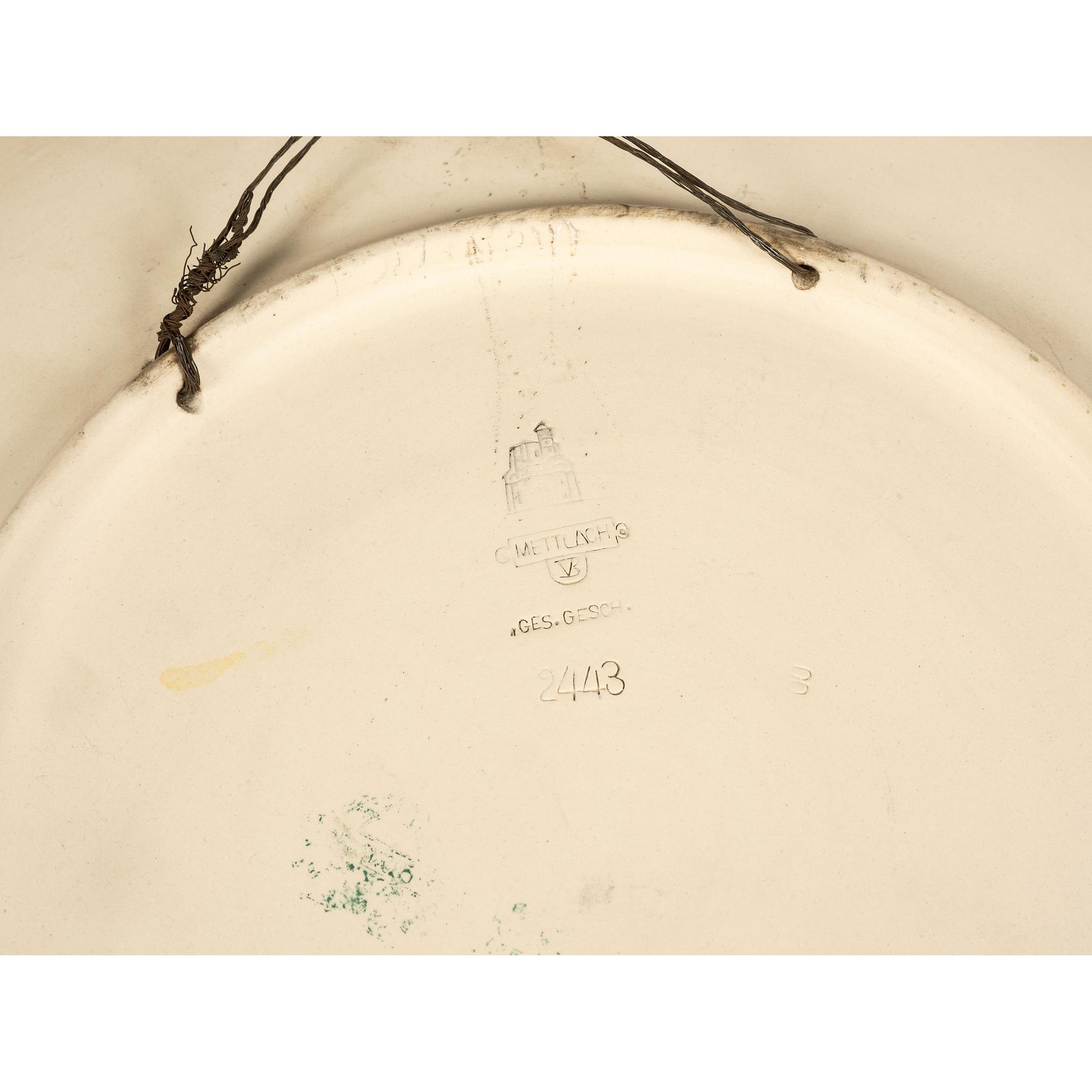 A Villeroy & Boch Mettlach Phanolith Charger