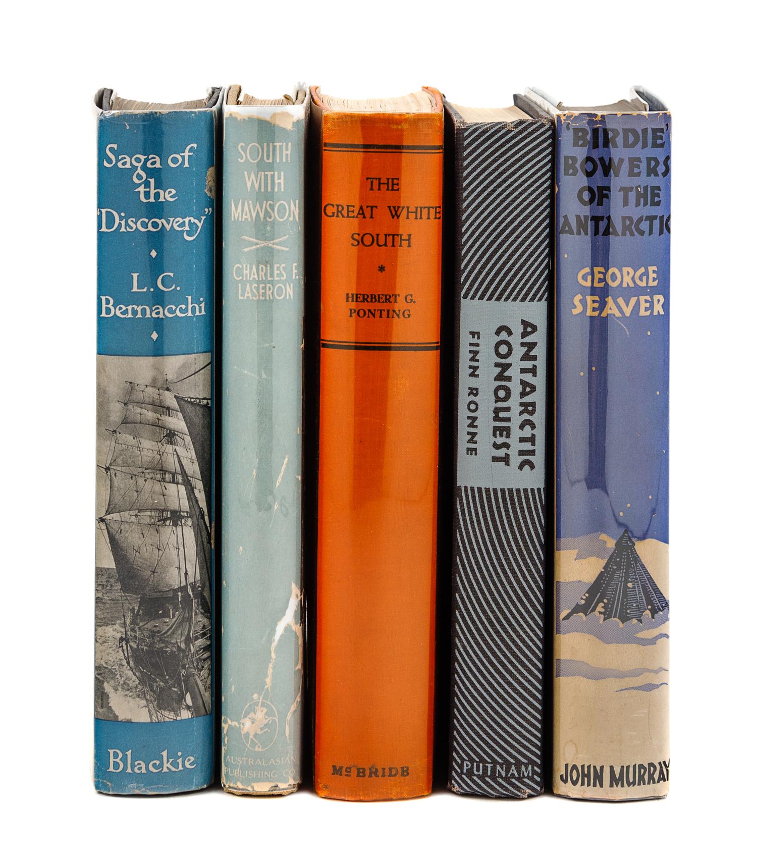 [ANTARCTICA]. A group of 13 works, including:
