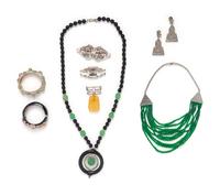 Eight Pieces of Kenneth Jay Lane Jewelry