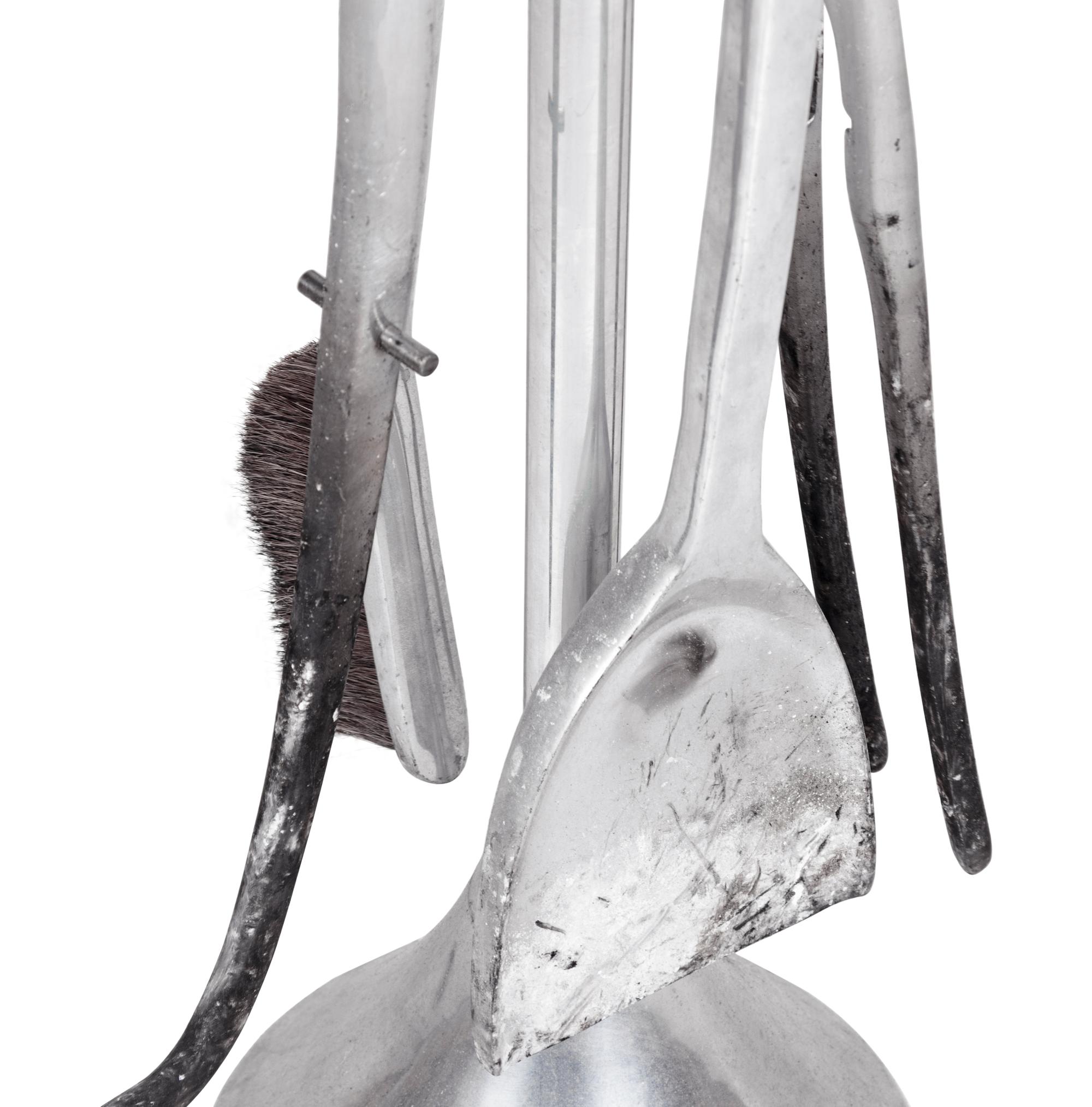 Fuego Four-Piece Fireplace Tool Set, c. 1980