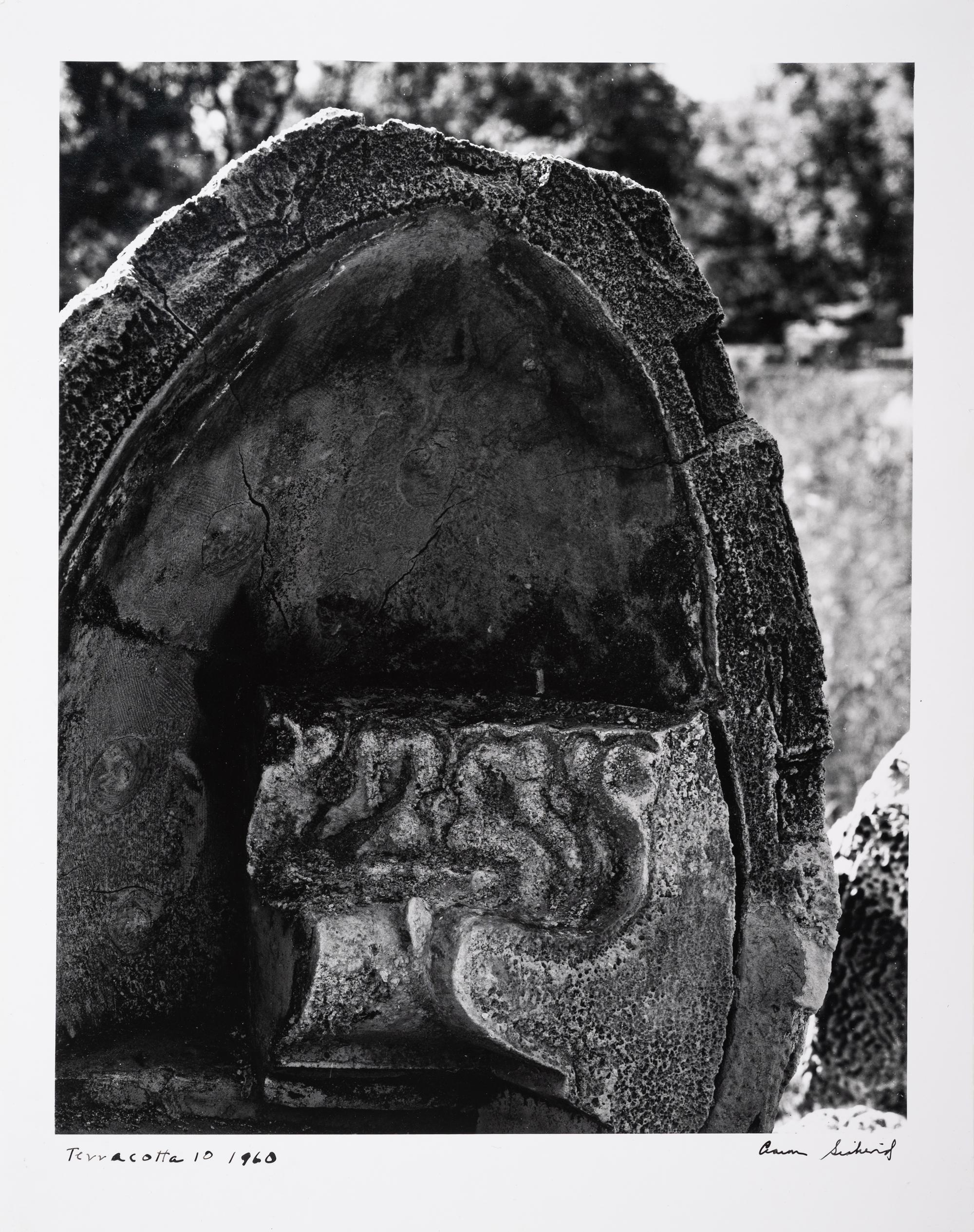 A Pair of Photographs ( Mexico , 1955 and Terracotta 10 , 1960)
