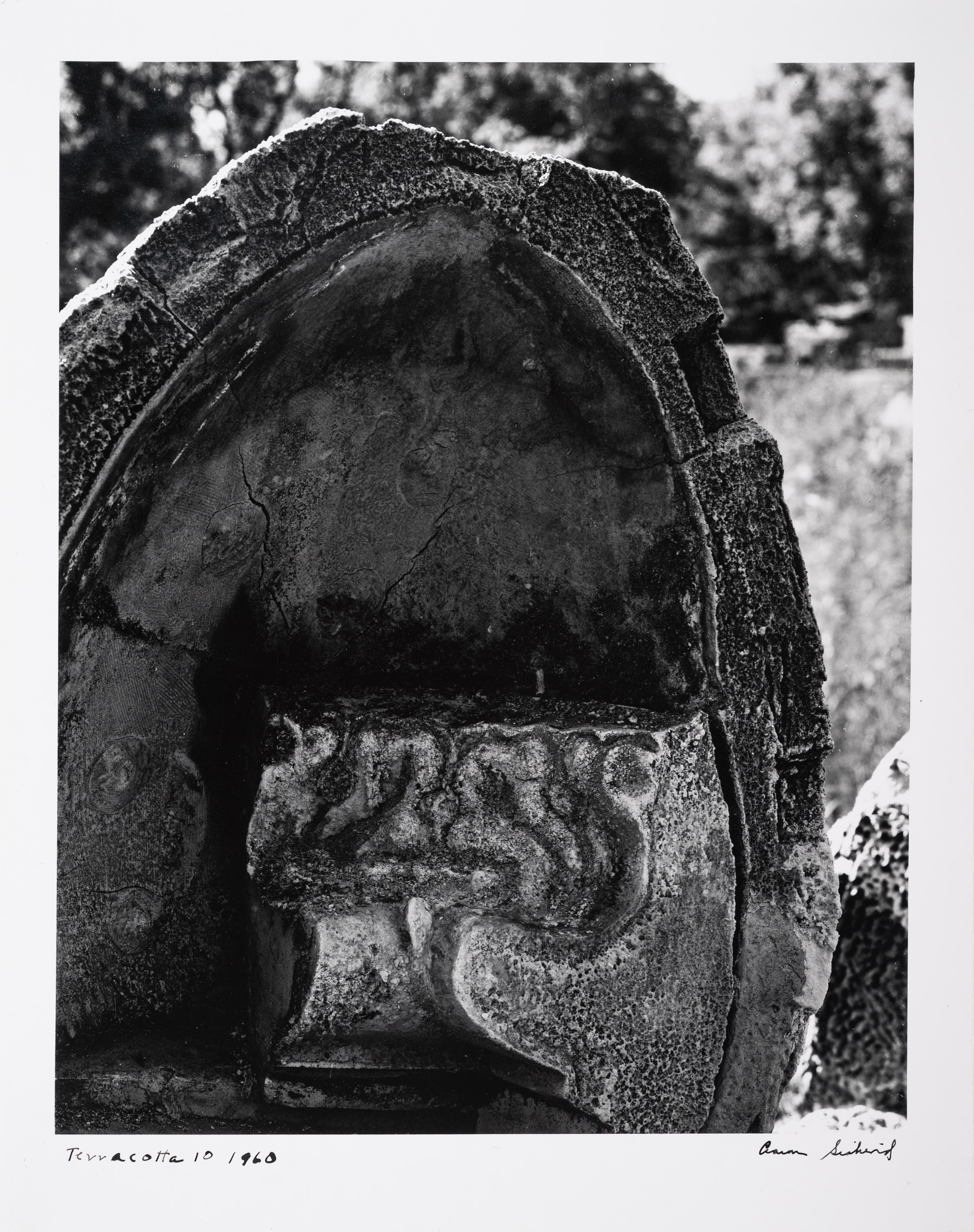 A Pair of Photographs ( Mexico , 1955 and Terracotta 10 , 1960)