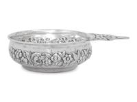 A Samuel Kirk Coin Silver Porringer