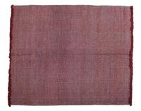 A Chenille Cotton and Sisal Woven Rug 111 x 94 inches. — 20TH CENTURY