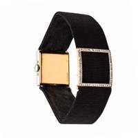 Cartier, Art Deco, Platinum, Gold, and, Diamond Watch
