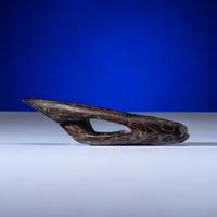 Old Bering Sea Culture Fossilized Walrus Ivory Harpoon Socket