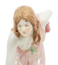 A Group of Six Meissen Porcelain Figures, including Woman with Golden Ball by Walter Schott