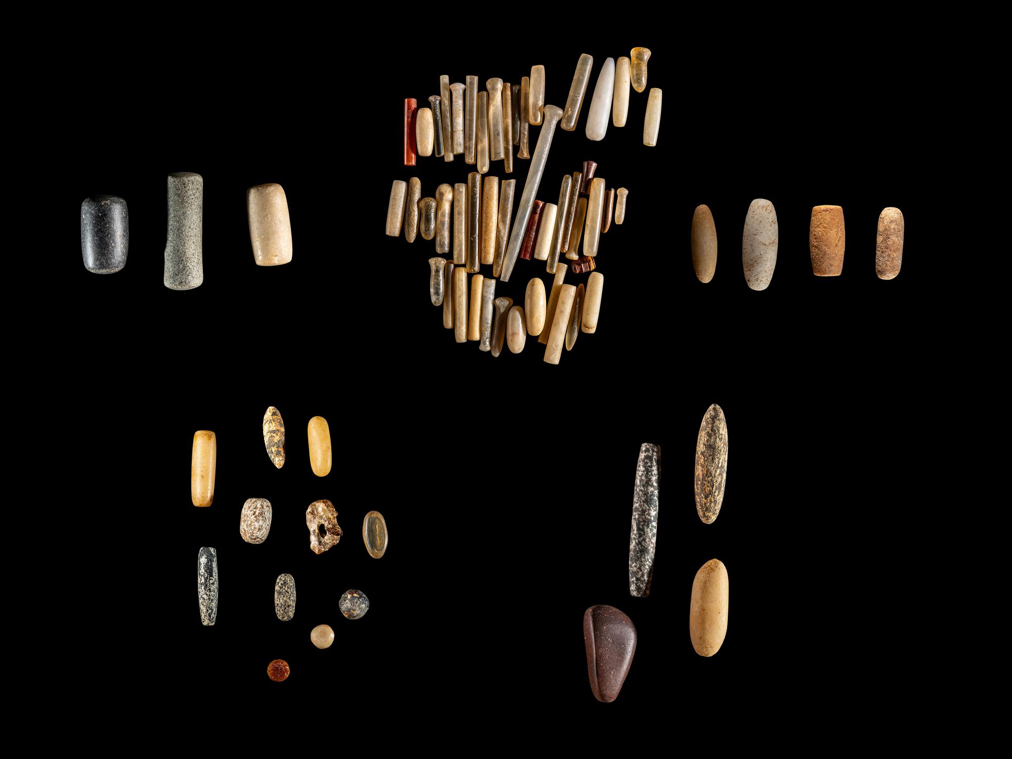 71 Neolithic Stone Labrets and Plugs