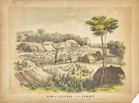 [Americana] [California Gold Rush] View of Culebra or the Summit, The Terminus of the Panama Rail-Road in Dec. 1854