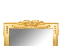 A French Giltwood Ribbon-Tied Mirror