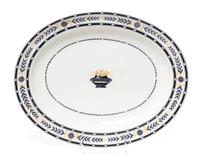A Wedgwood Stoneware Platter Width 14 5/8 inches.