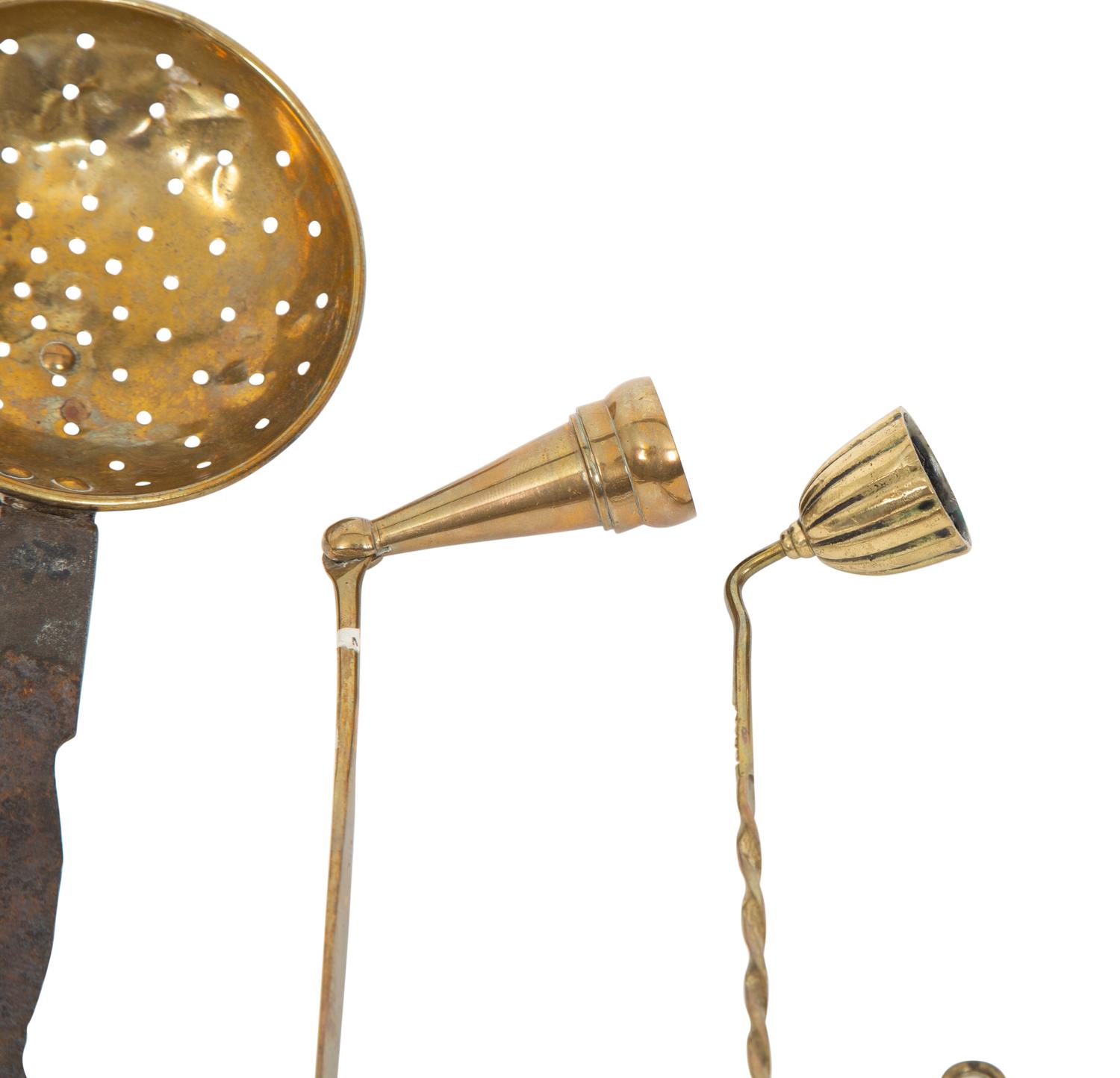 A Group of Nine English Brass Articles