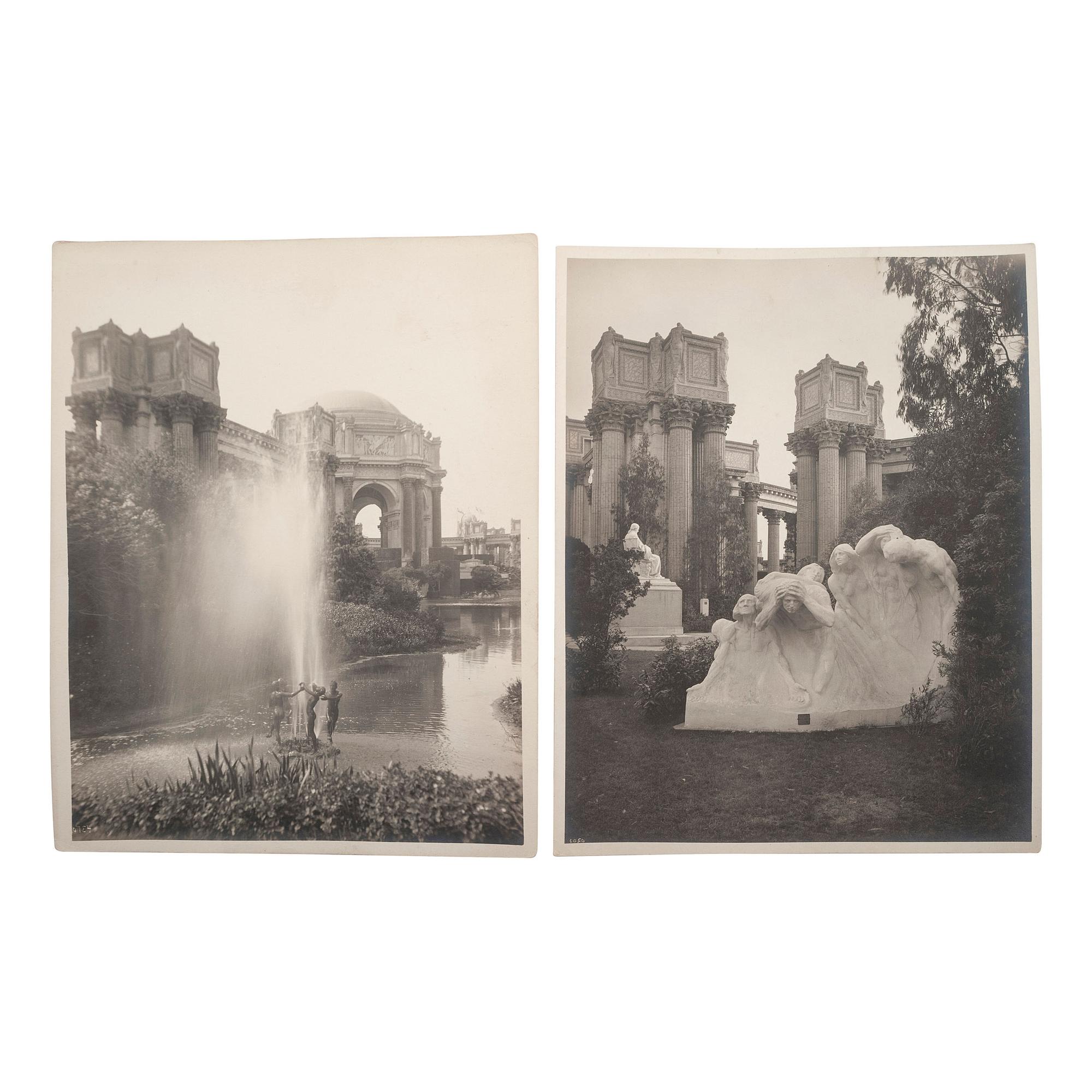 [CALIFORNIA]. A group of 7 boudoir cards by Watkins and Billington showing San Francisco including the Sutro Baths, comprising: