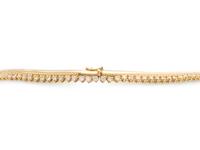 YELLOW GOLD AND DIAMOND NECKLACE