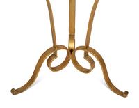 A Gilt Iron and Marble Side Table