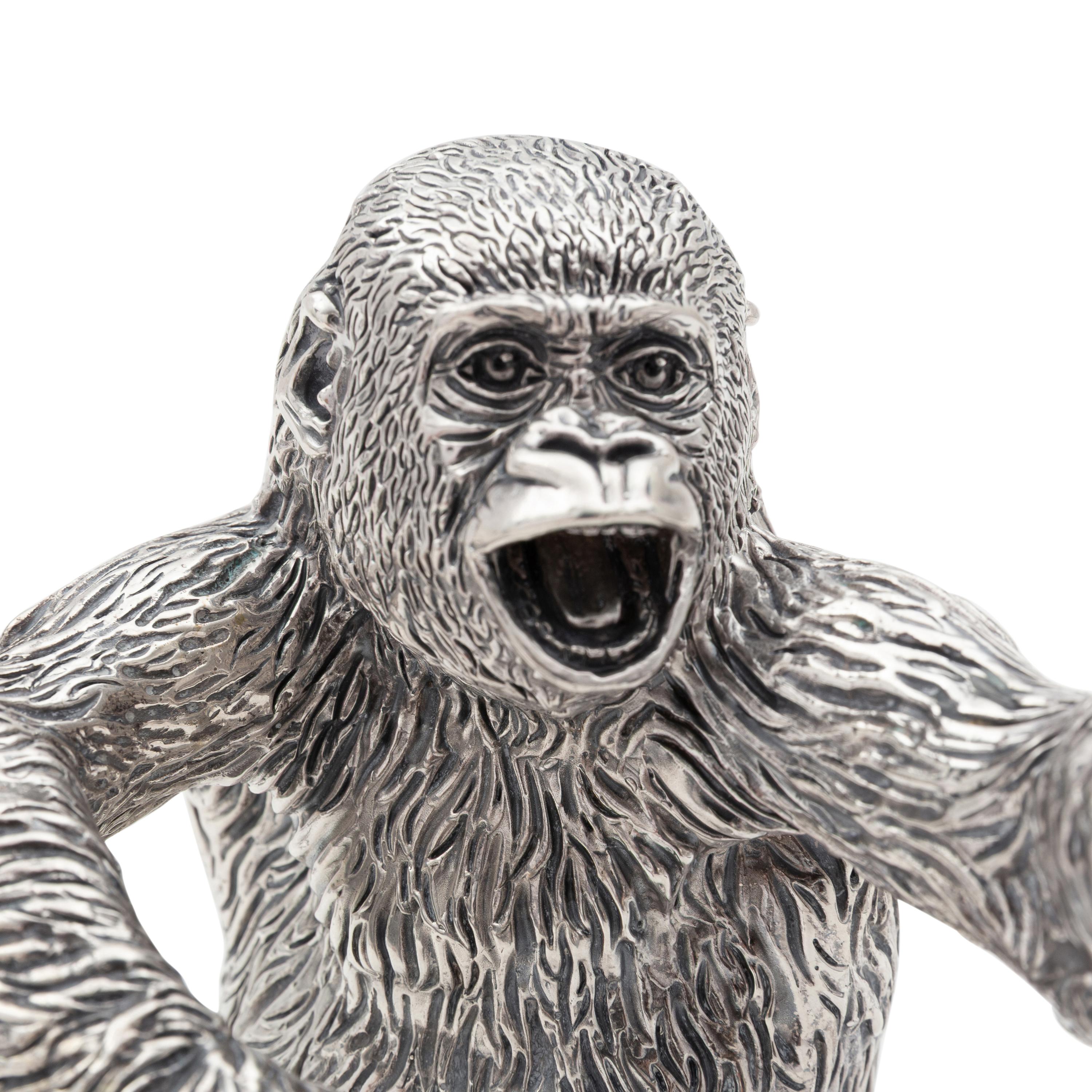Patrick Mavros (London and Harare, Zimbabwe, Est. 1978) — A Pair of Adolescent Gorillas at Play, 2001