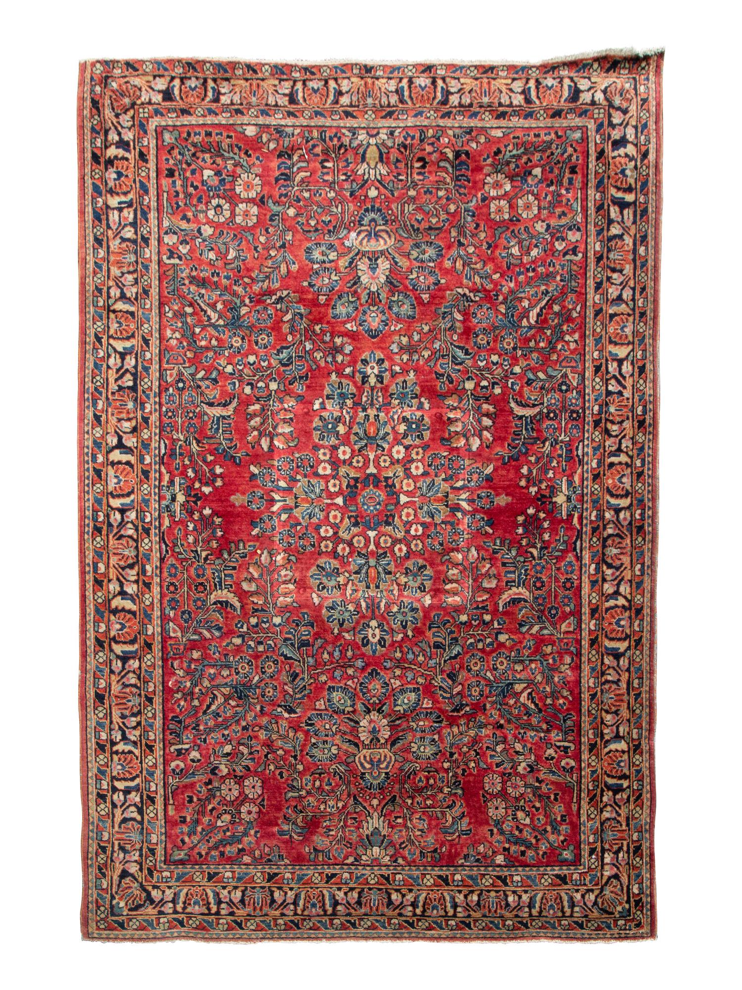 A Sarouk Wool Rug