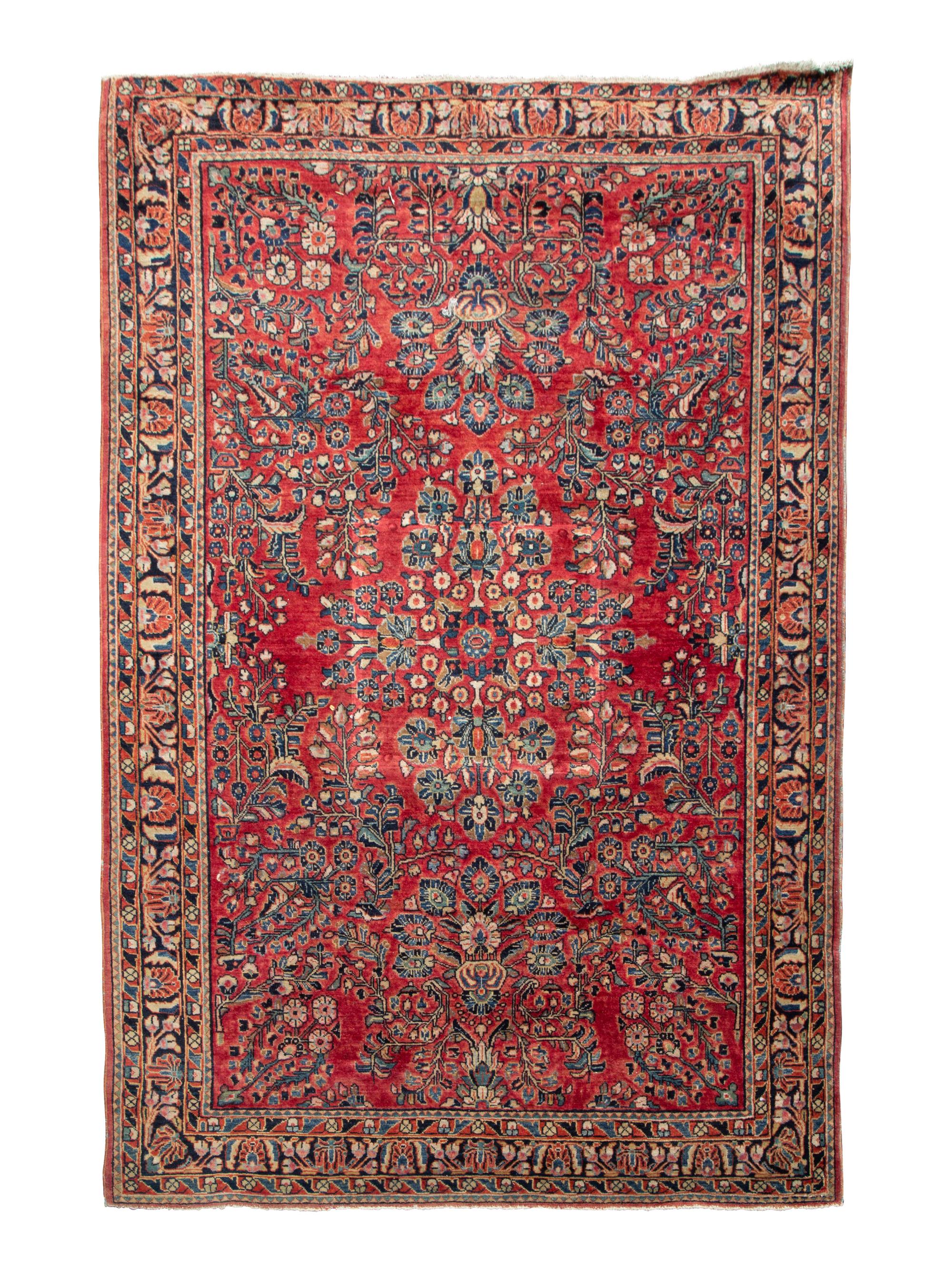 A Sarouk Wool Rug
