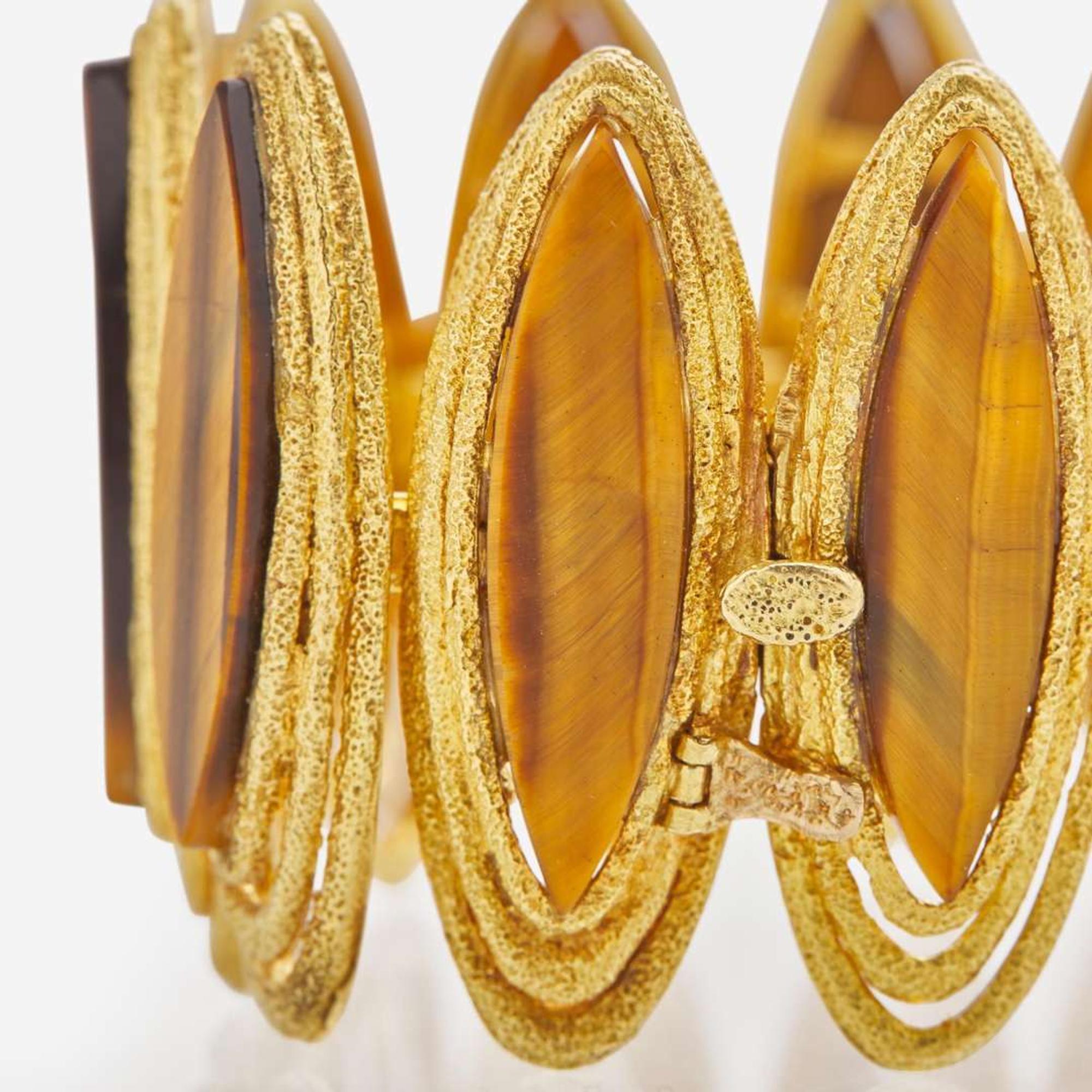 A Kutchinsky Tiger's Eye Bracelet c. 1971