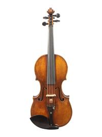 A Joseph Guarnerius Style Pine and Figured Maple Violin