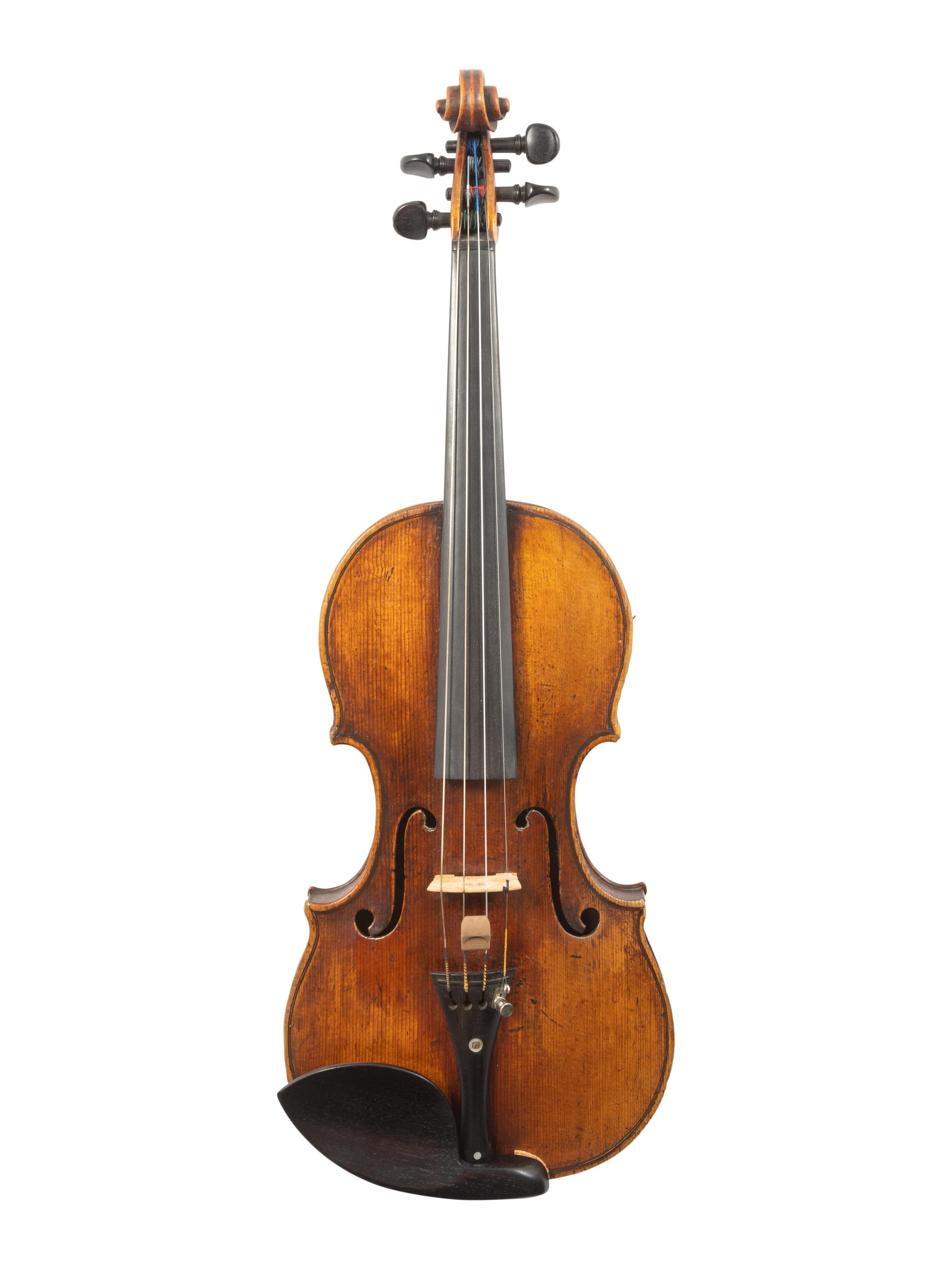 A Joseph Guarnerius Style Pine and Figured Maple Violin