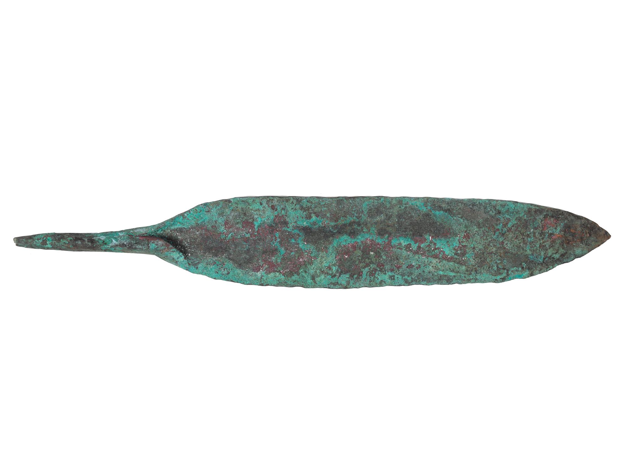 Large African Copper Spear Point