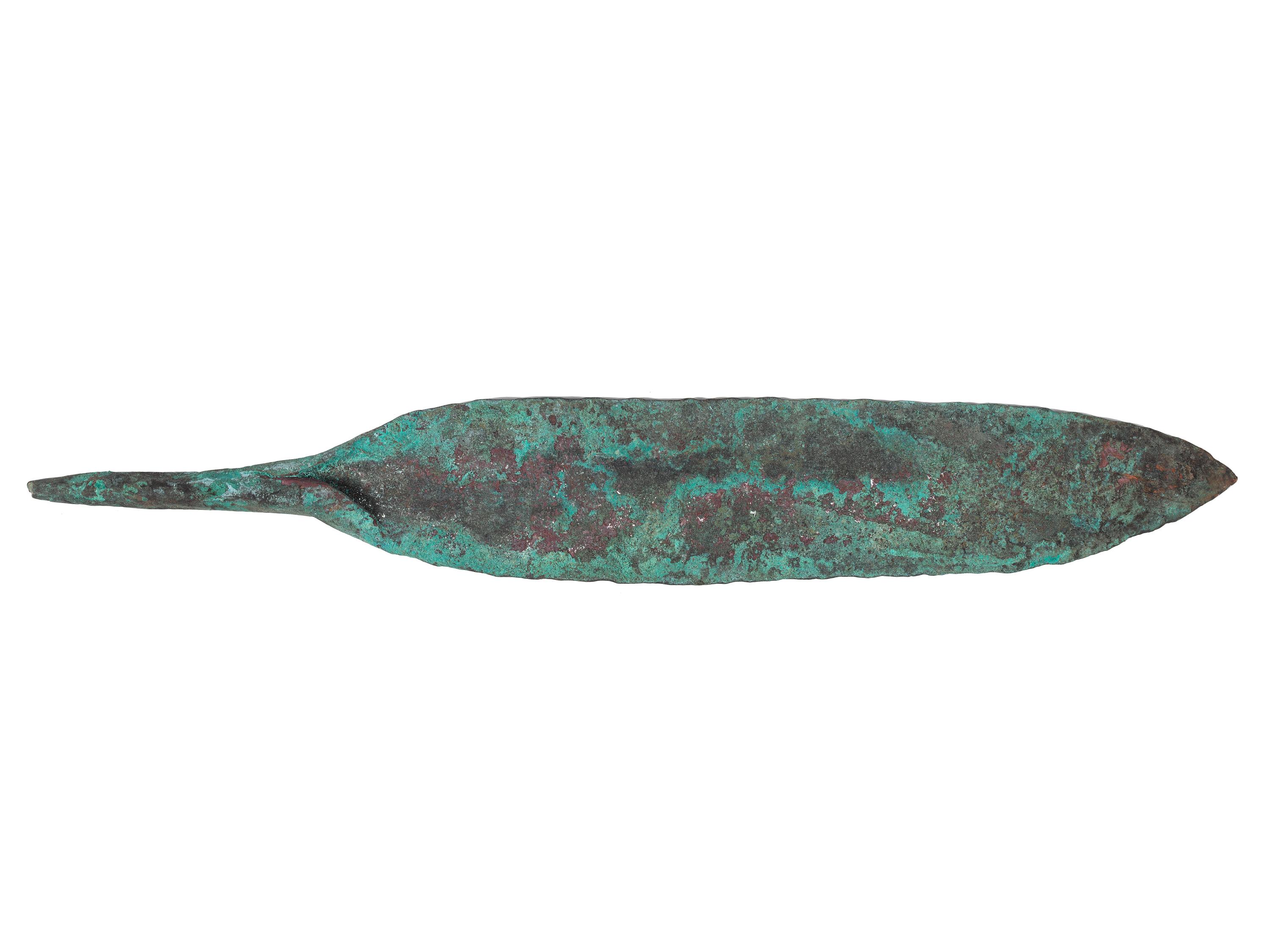 Large African Copper Spear Point