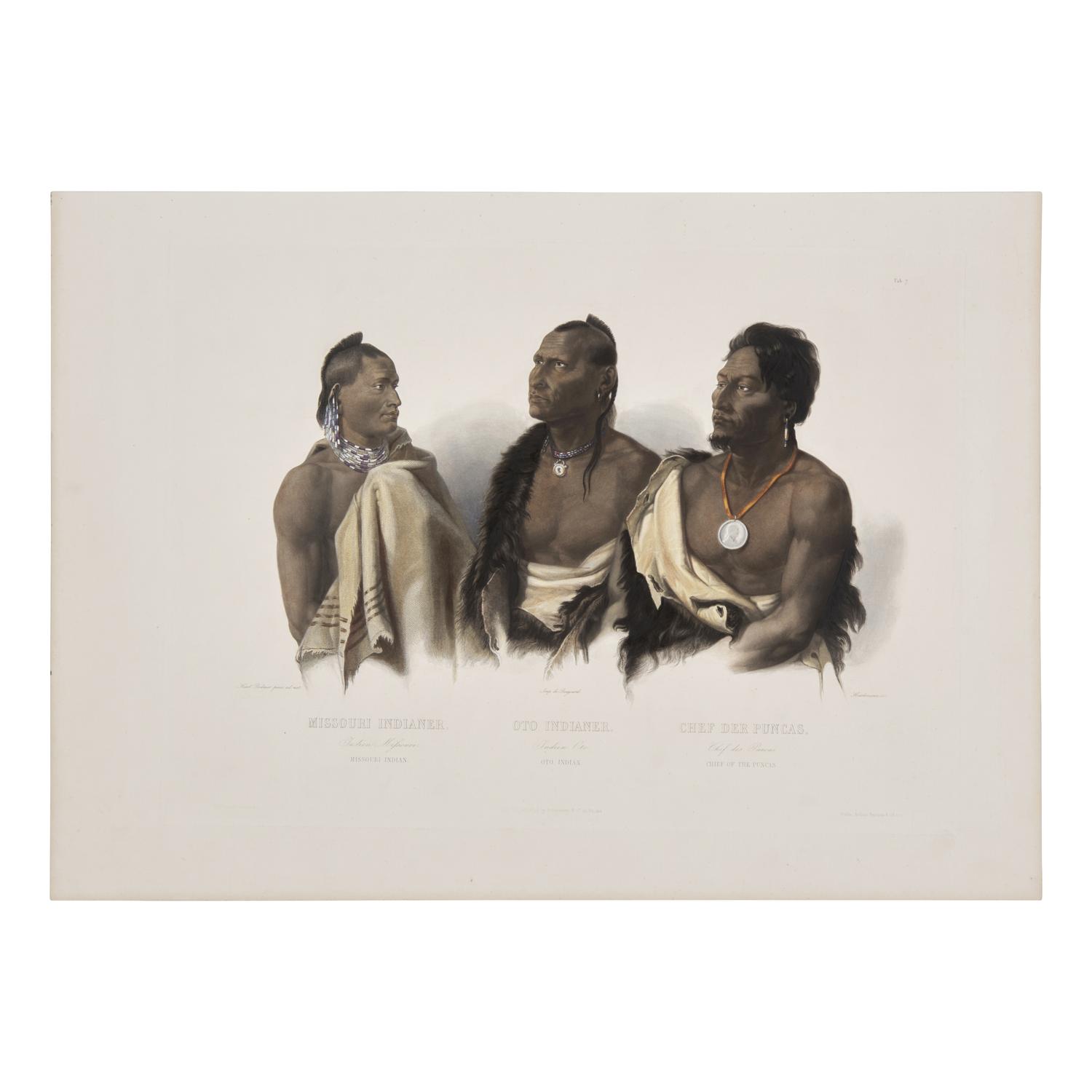 [Native-Americana] Bodmer, Karl. Missouri Indianer...