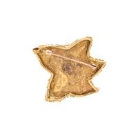 BORIS LEBEAU, YELLOW GOLD, CORAL AND CULTURED PEARL STARFISH BROOCH