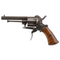German 7mm Folding Trigger Pinfire Revolver