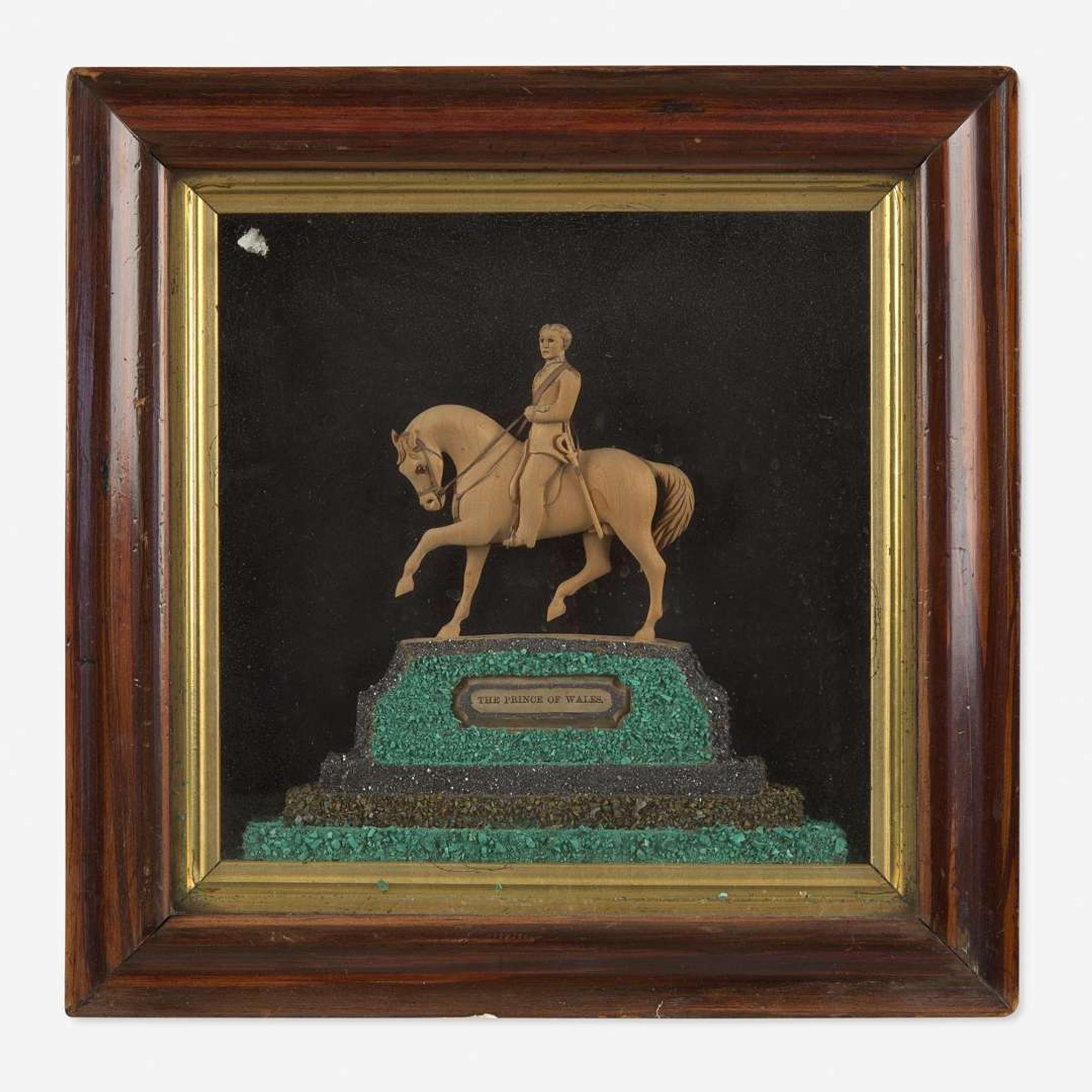John Stormonth (Scottish, 19th century) A group of four small carved and painted dioramas, various dates, second half 19th century